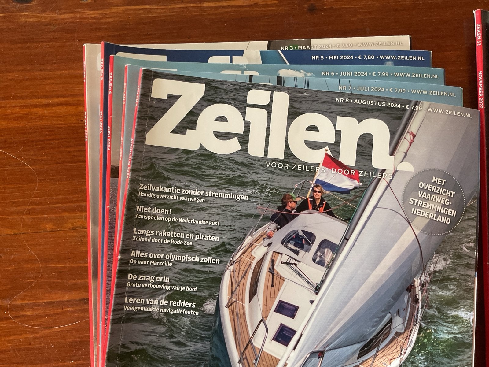 Tijdschriften Zeilen - Diverse nummers 2022-2024, Ophalen of Verzenden, Overige typen