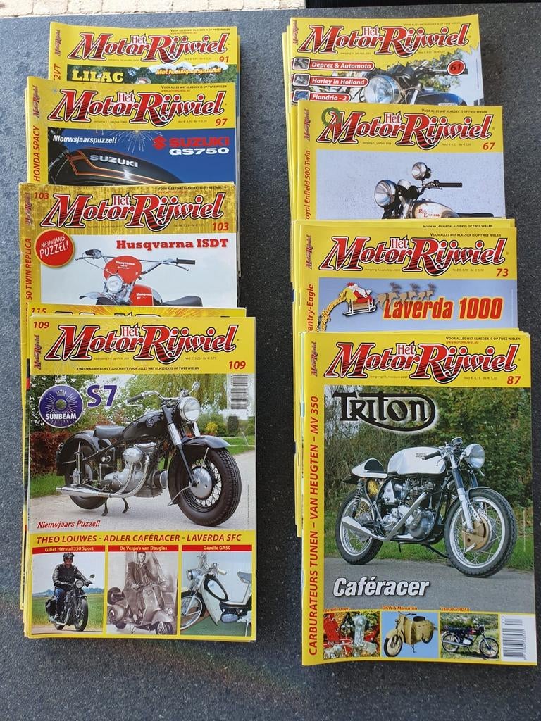 35-40 tijdschriften Het Motor Rijwiel (2003-2011), Boeken, Motoren, Ophalen of Verzenden, Gelezen, Algemeen
