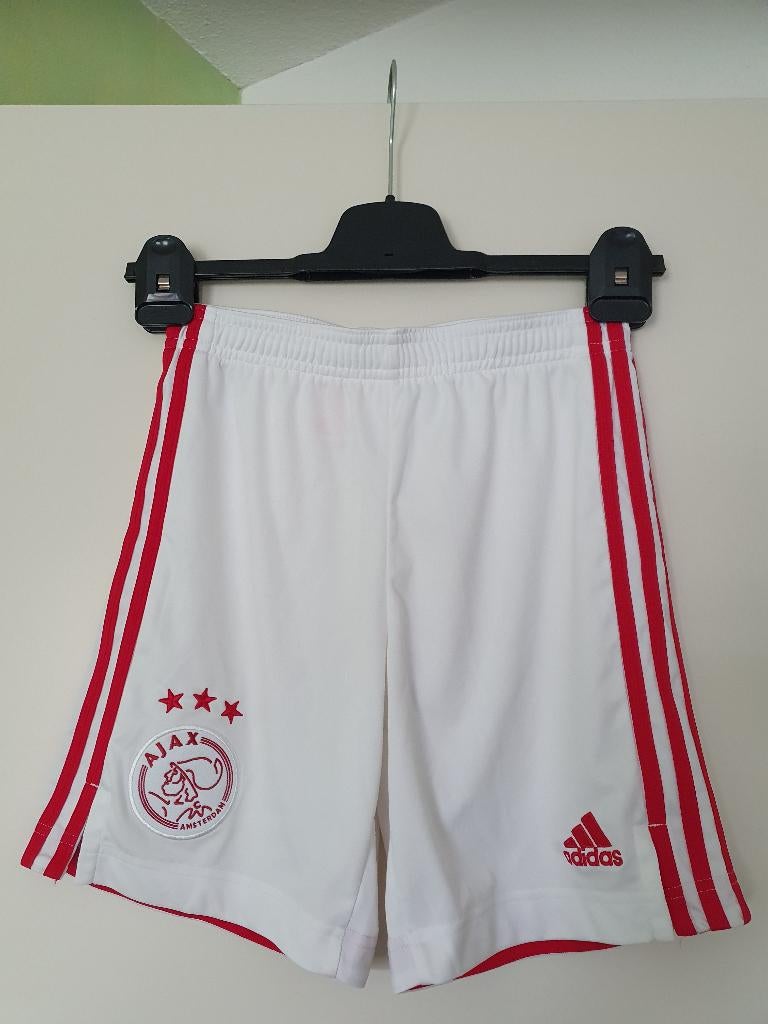 Voetbalbroek Ajax maat 146-152 (stof licht beschadigd), Adidas, Gebruikt, Jongen of Meisje, Sport- of Zwemkleding