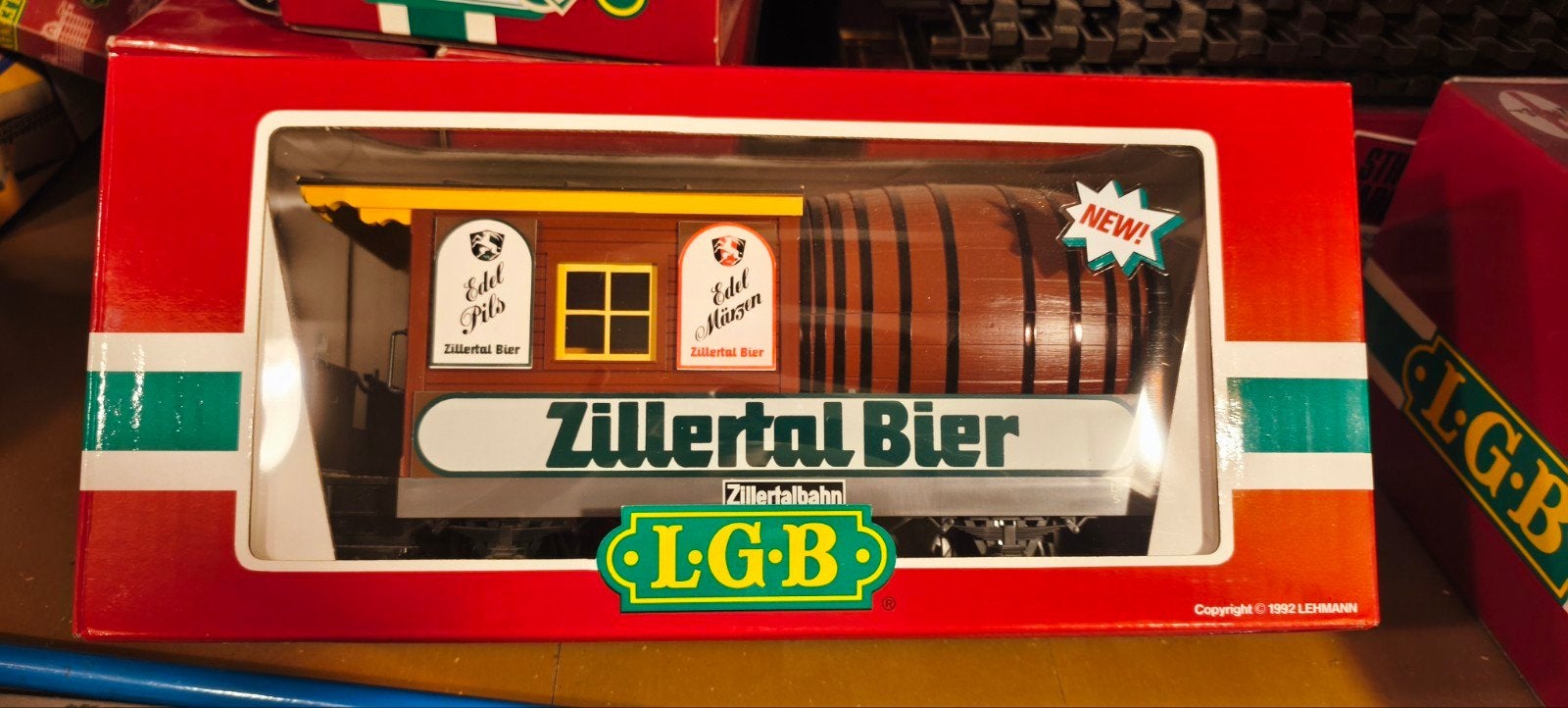 LGB Zillertal Bier Wagon - Nieuw in doos!, Overige merken, Gelijkstroom of Wisselstroom, Ophalen of Verzenden, Nieuw