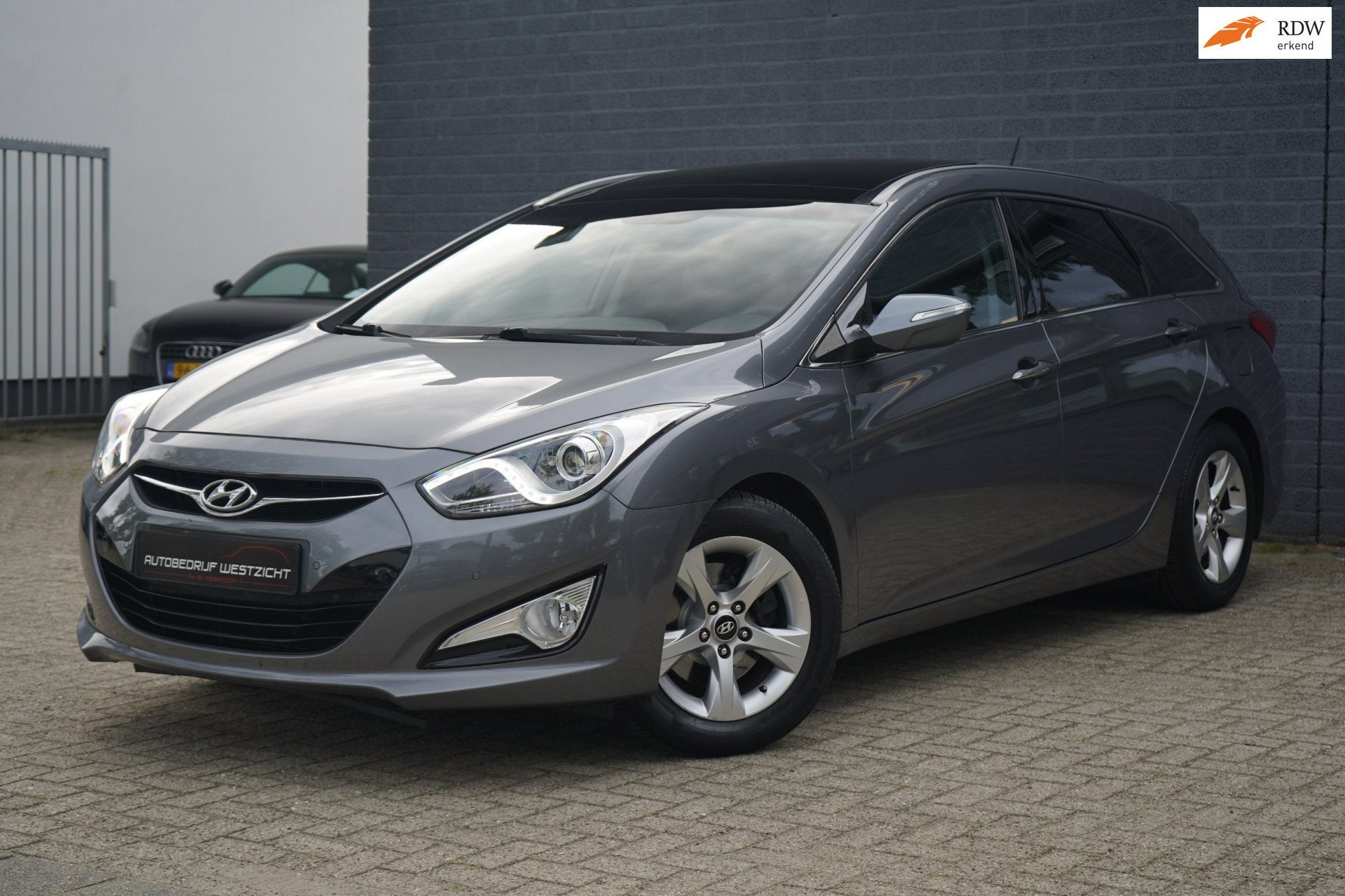 Hyundai I40 Wagon 2.0 GDI i-Motion Automaat 177pk, Leder, Auto's, Zwart, 4 cilinders, 177 pk, I40