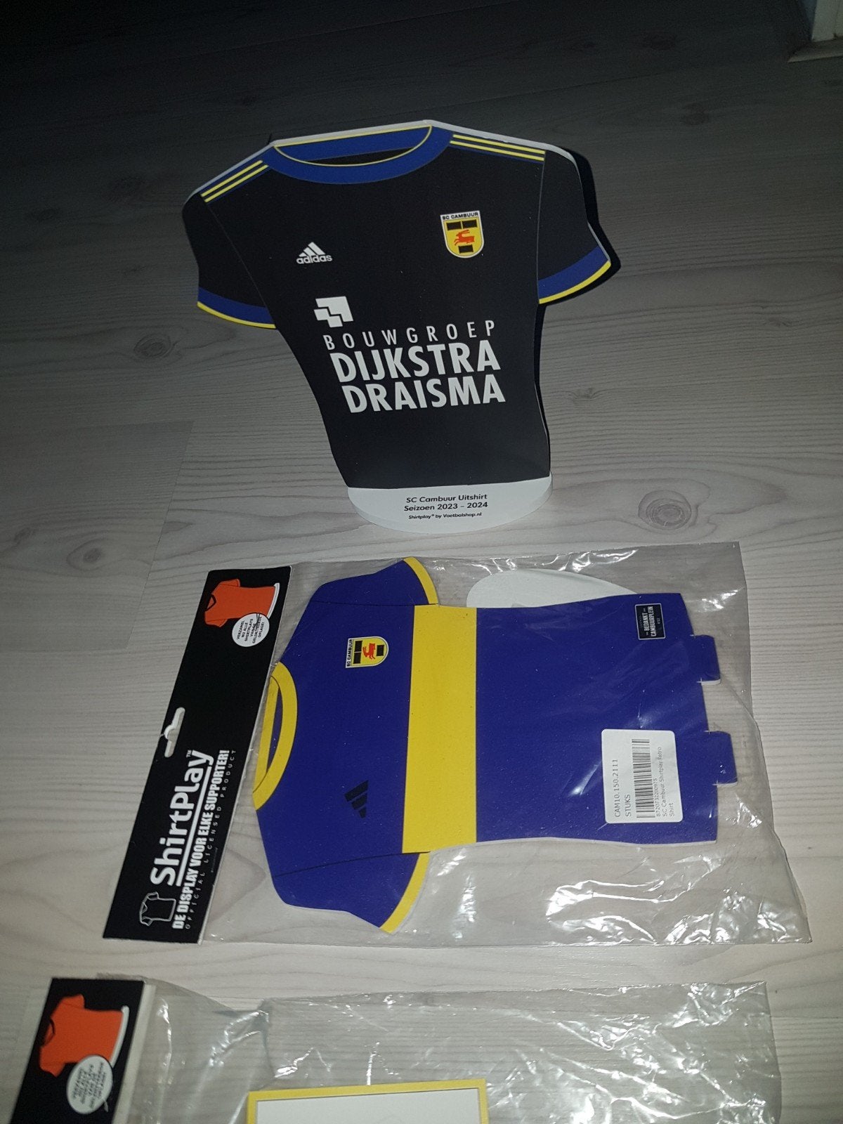 2x Cambuur Leeuwarden Shirtplay frame, Maat XL, Ophalen of Verzenden, Nieuw, Overige typen