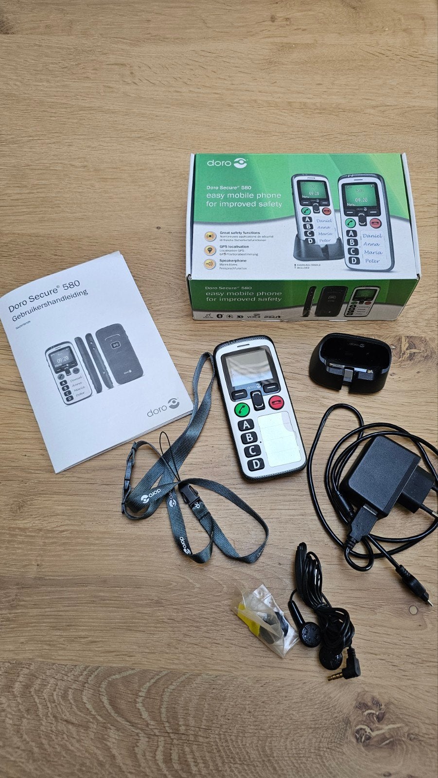 Doro Secure 580 seniorentelefoon, Ophalen of Verzenden, Gebruikt