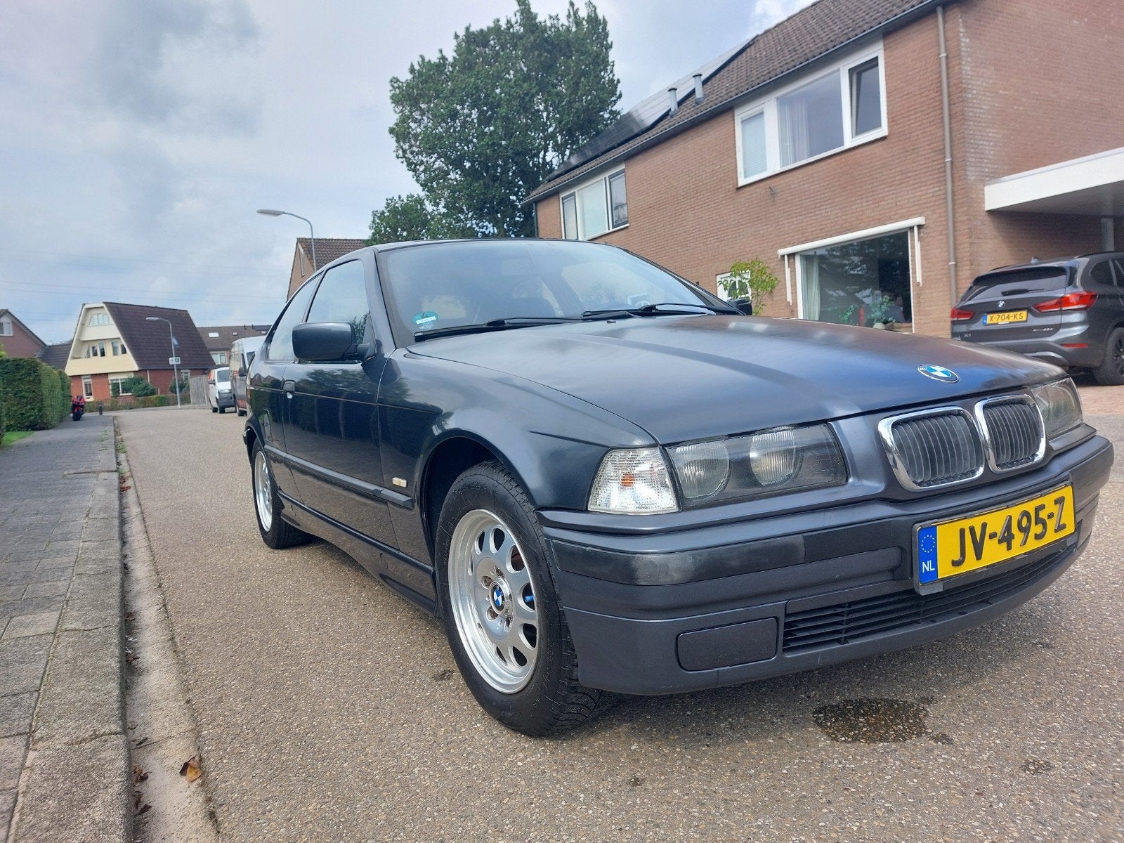 BMW 3-Serie 1.6 I 316 Compact 1998 Grijs, Auto's, Achterwielaandrijving, 1250 kg, Zwart, 4 cilinders