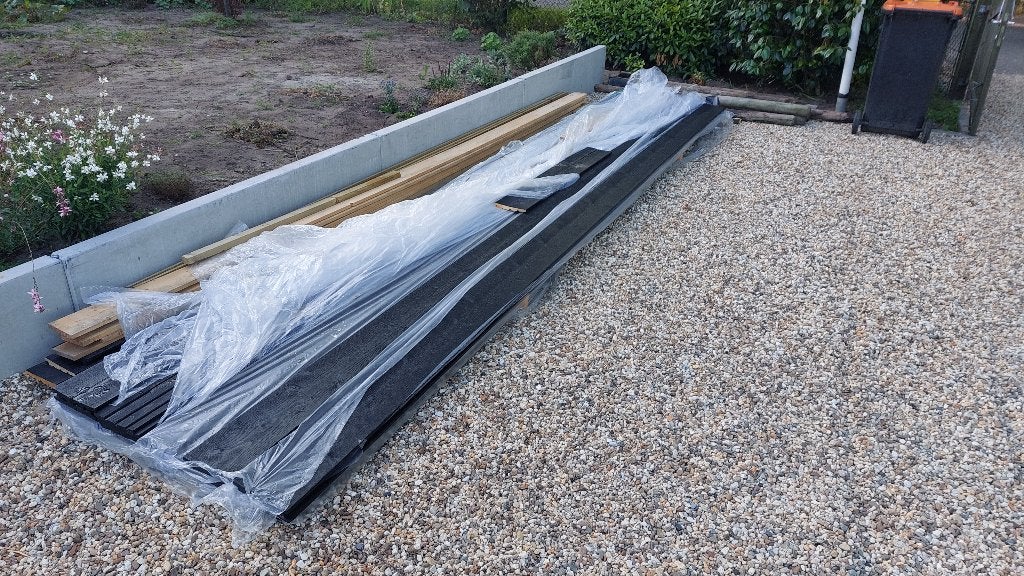 VariWood zwart rabat, Doe-het-zelf en Verbouw, Hout en Planken, Ophalen, Minder dan 25 mm, Nieuw, Plank