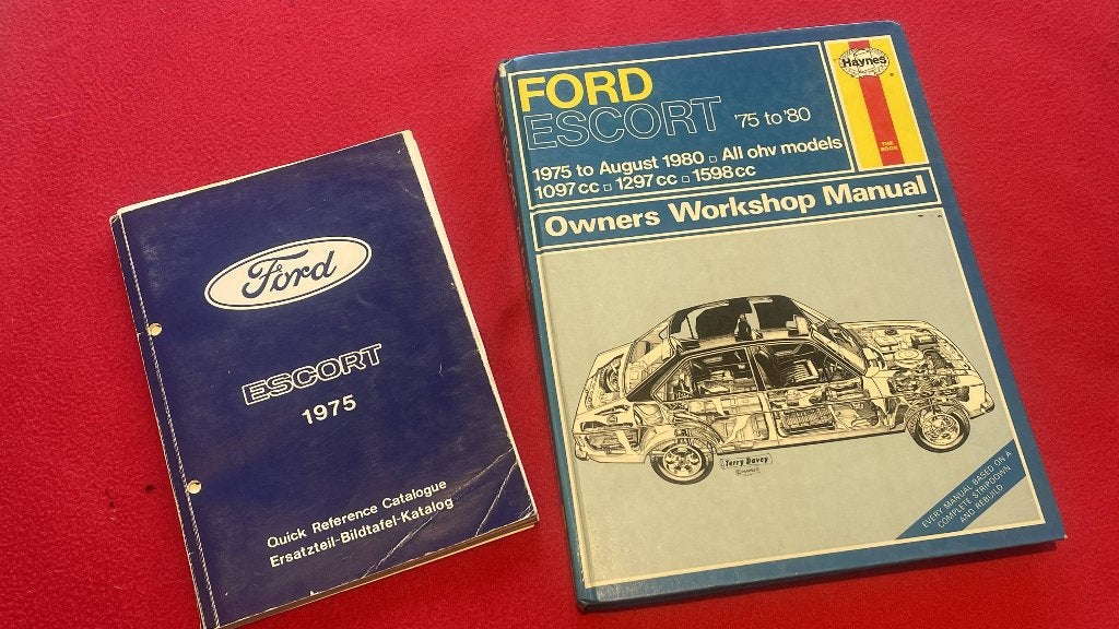 Ford Escort onderhoudsboeken1975-1980 uniek!, Ophalen of Verzenden
