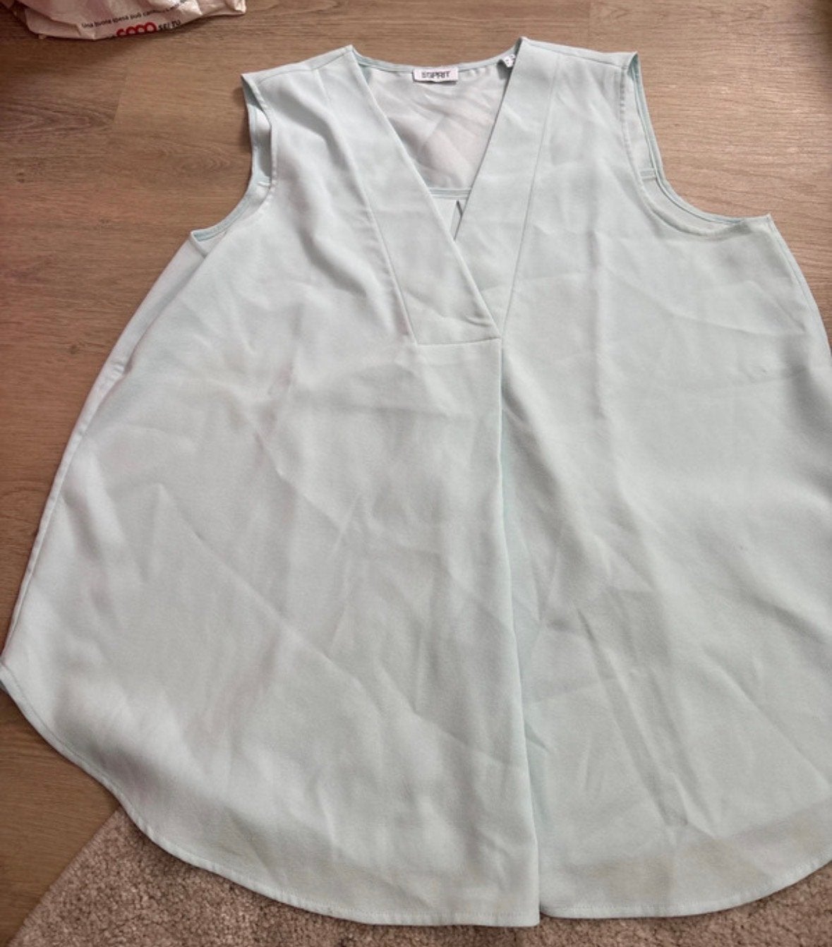 Esprit mouwloze blouse - Lichtblauw - Maat XXL, Blauw, Maat 46/48 (XL) of groter, Ophalen of Verzenden, Zo goed als nieuw