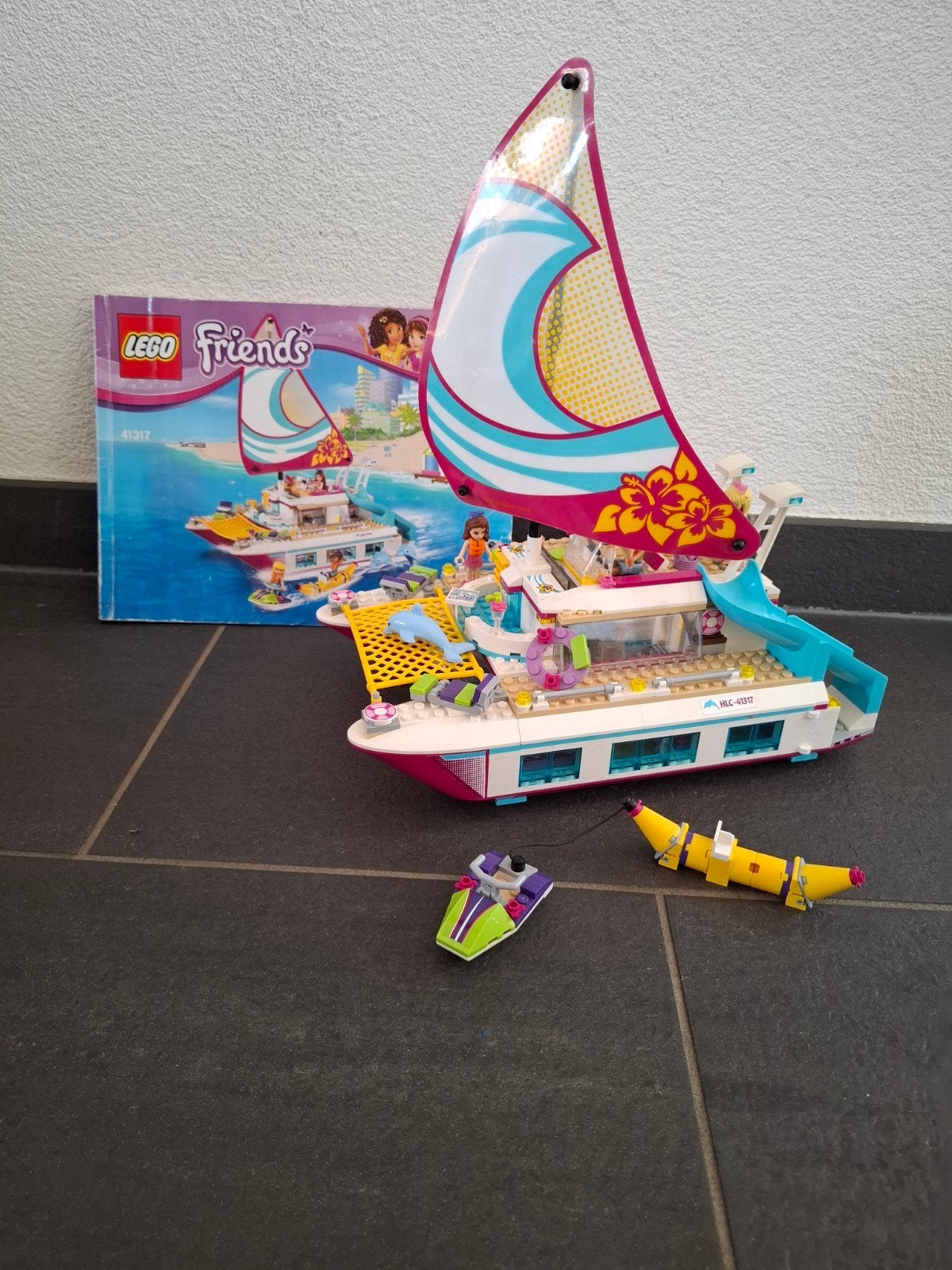 LEGO Friends Catamaran 41317 - Compleet met boekje, Ophalen, Gebruikt