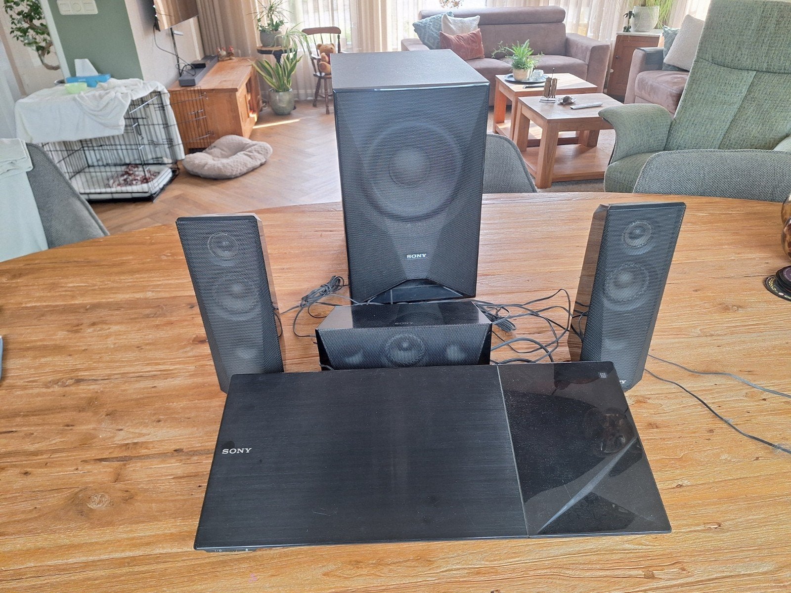 Sony Blu-ray speler met Dolby Surround geluidssysteem, Ophalen, Gebruikt, 2.1-systeem, Blu-ray-speler