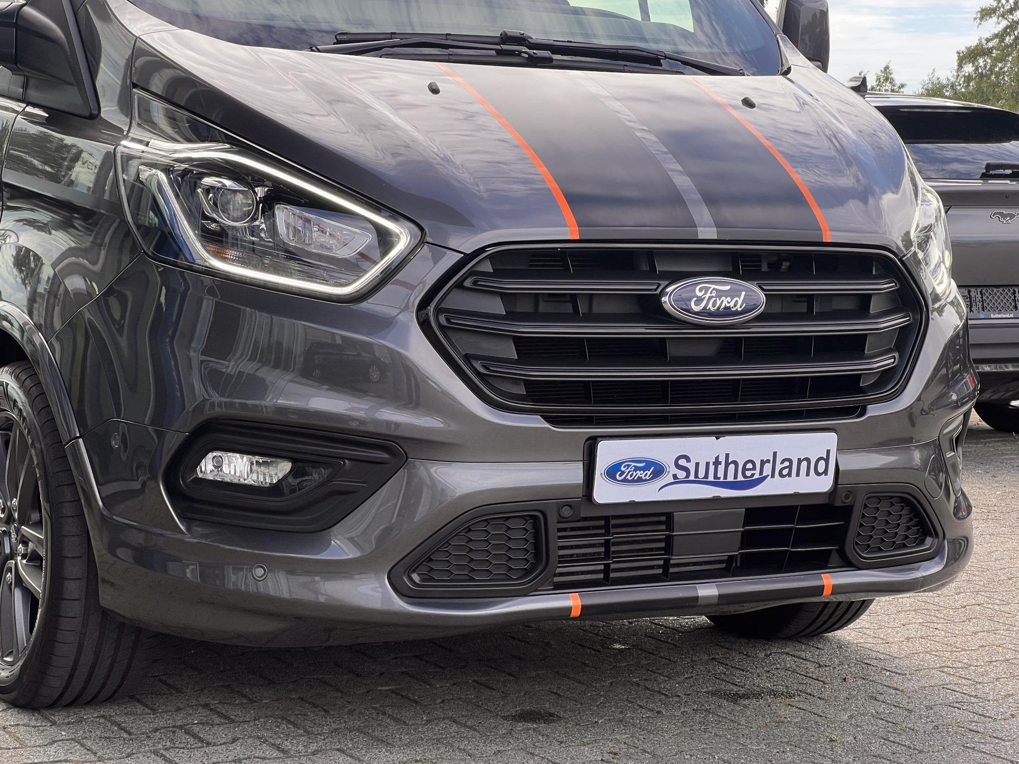 Ford Transit Custom 320 2.0 TDCI L1H1 Sport Gesloten Bestelw, Auto's, 15 km/l, Euro 6, 4 cilinders, Leder en Stof