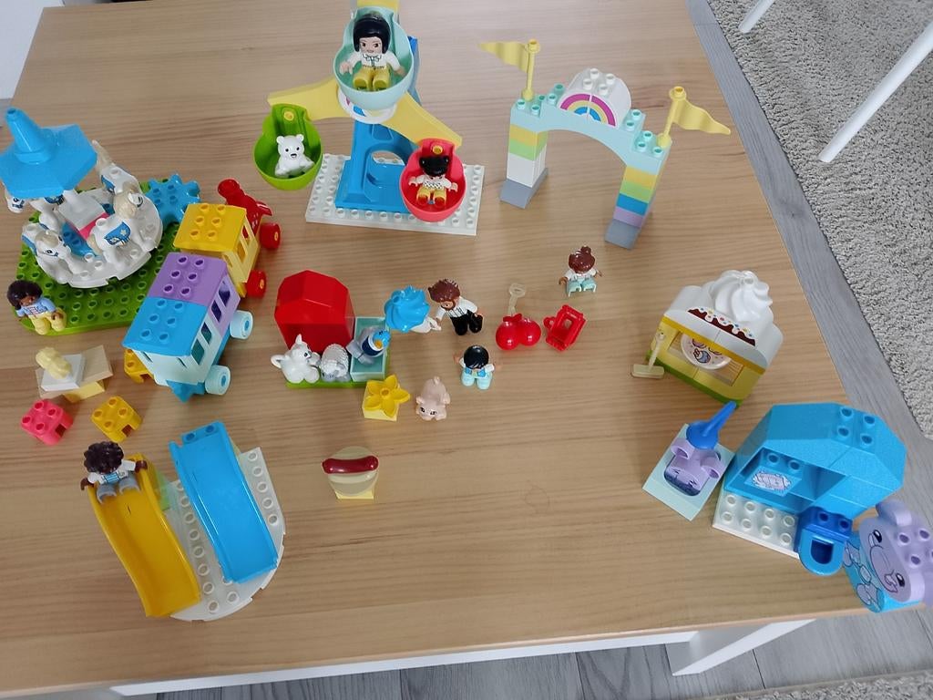 Duplo kermis set met draaimolen en reuzenrad, Kinderen en Baby's, Speelgoed | Duplo en Lego, Ophalen