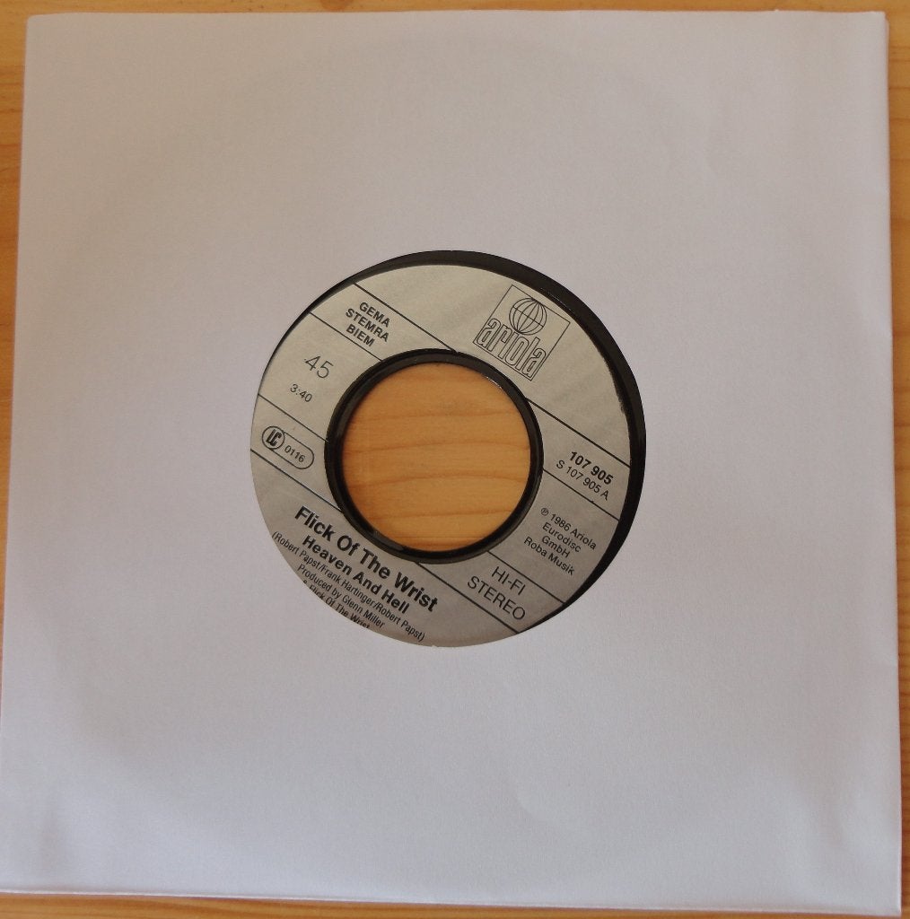 Flick of the Wrist > Heaven and hell, Ophalen of Verzenden, Gebruikt, 7 inch, Pop