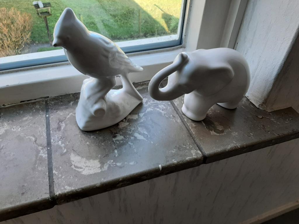Set dieren beeldjes porcelein, Antiek en Kunst, Ophalen