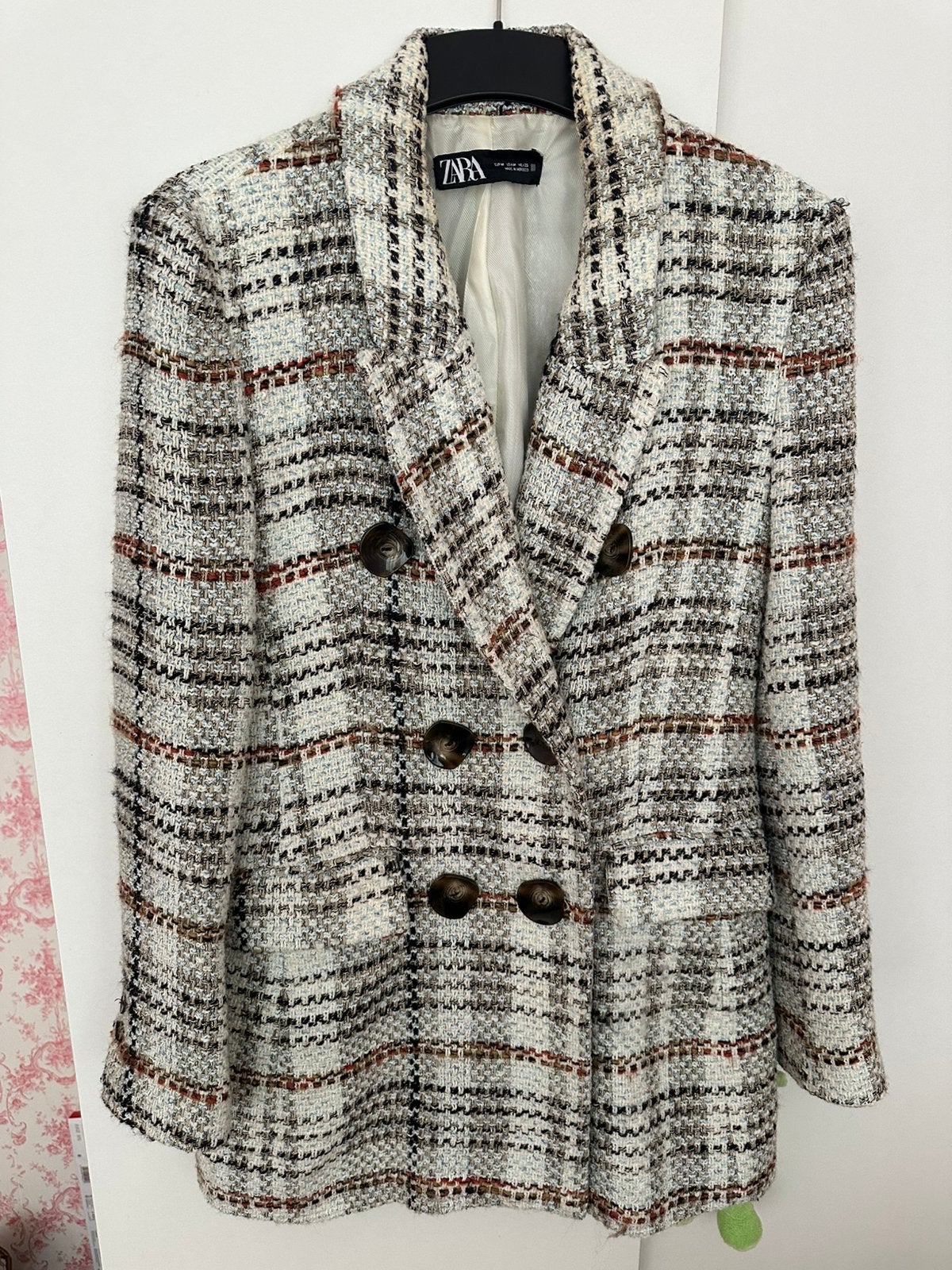 Damesblazer ZARA maat M gedragen goede staat, Maat 38/40 (M), Blauw, Ophalen of Verzenden, Jasje