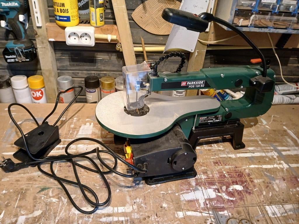 Parkside PDS 120 B2 Elektrische Figuurzaag, Ophalen, Minder dan 30 mm, Gebruikt, Parkside