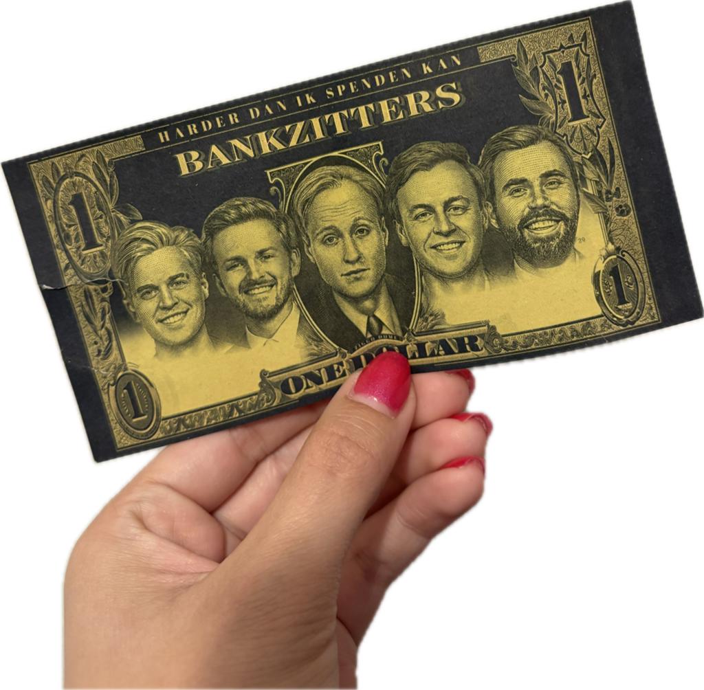 Bankzitters Biljet Harder Dan Ik Spenden Kan, Ophalen of Verzenden, Nieuw, Overige typen
