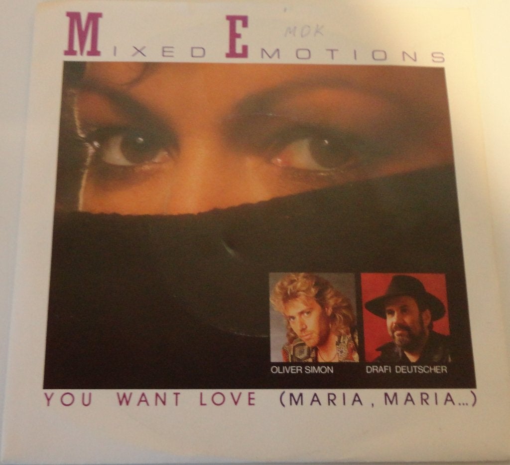 Mixed Emotions > You want love, Cd's en Dvd's, Ophalen of Verzenden, Gebruikt, 7 inch, Pop