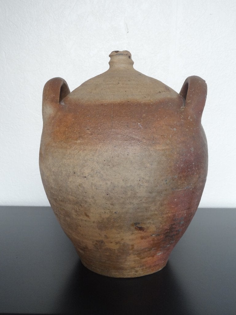 Grote antieke oliekruik "bonbonne" hoogte 37 cm, Frankrijk, Ophalen