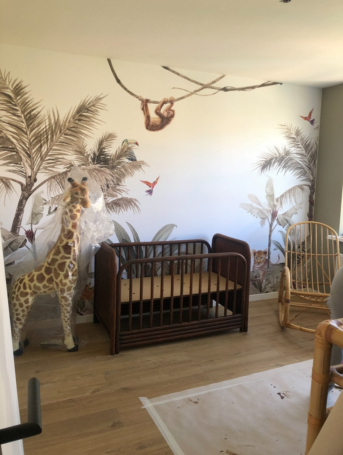 Airtex Fotobehang Dieren Jungle (335x234cm), Ophalen, Fotobehang, 5 tot 10 m², Groen