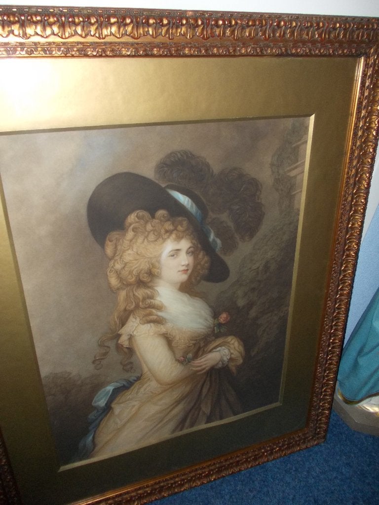 prachtig schilderij - Engelse adellijke familie - Spencer, Antiek en Kunst, Ophalen