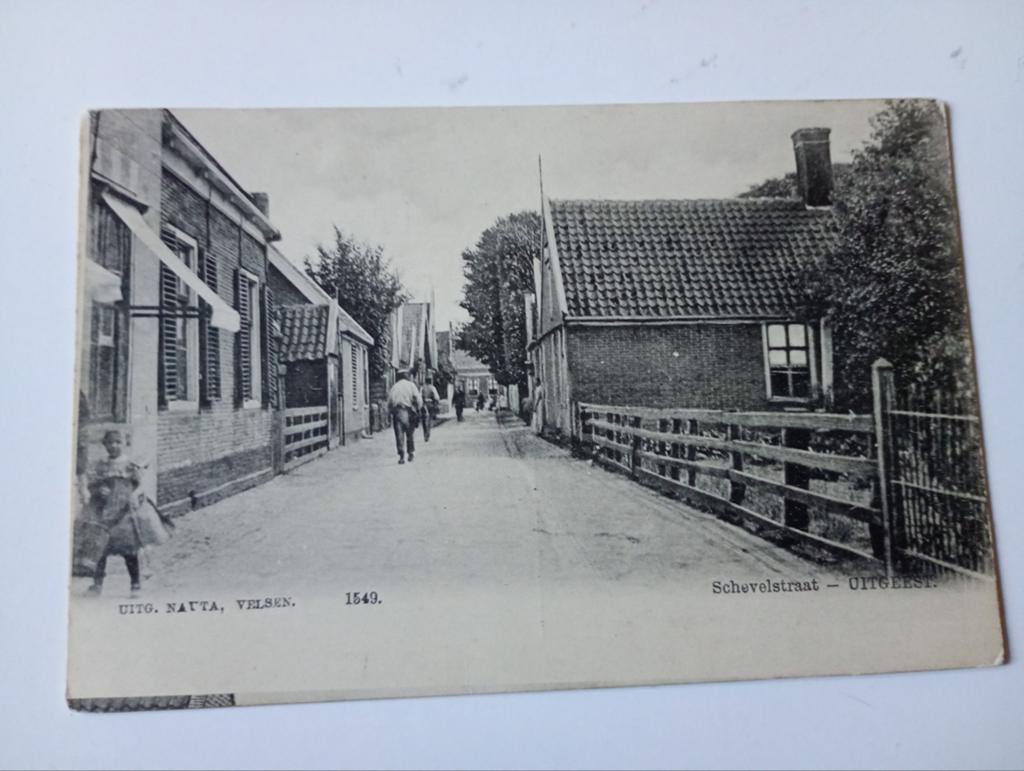 Uitgeest Schevelstraat, Verzamelen, Ansichtkaarten | Nederland, Ophalen of Verzenden, Voor 1920, Ongelopen, Noord-Holland