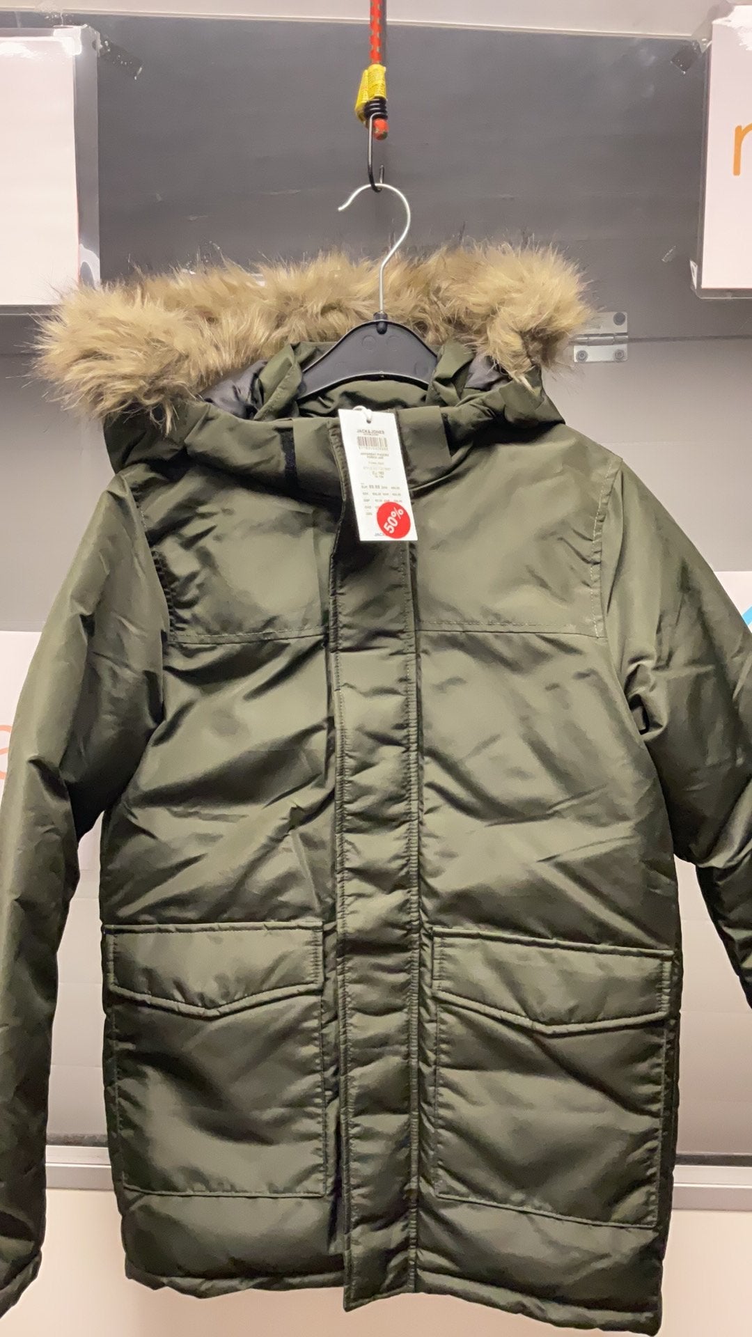 Winterjas Jack & Jones *nieuw* maat 152 nu 50% korting, Ophalen of Verzenden, Nieuw, Jongen, Jas