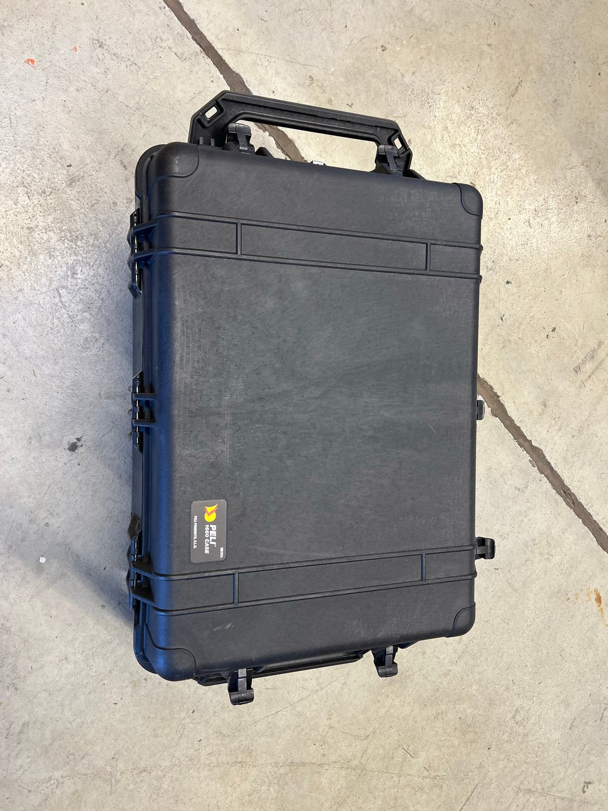 Peli 1660 Case met wielen en schuiminterieur, Verzamelen, Ophalen, Gebruikt