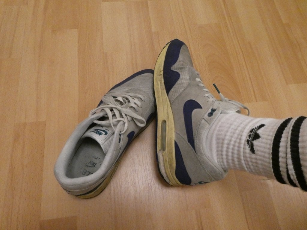 5 paar afgetrapte schoenen maat 43 - 44 o.a. nike,, Kleding | Heren, Schoenen, Overige kleuren, Ophalen of Verzenden, Sneakers of Gympen