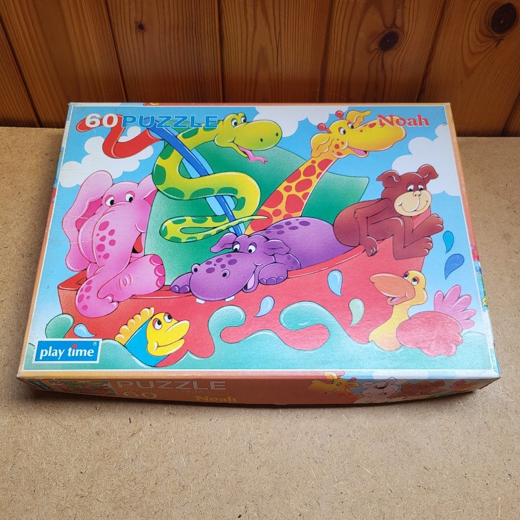 Puzzel Ark van Noach - 60 stukjes, Ophalen, Meer dan 50 stukjes, Gebruikt, 4 tot 6 jaar