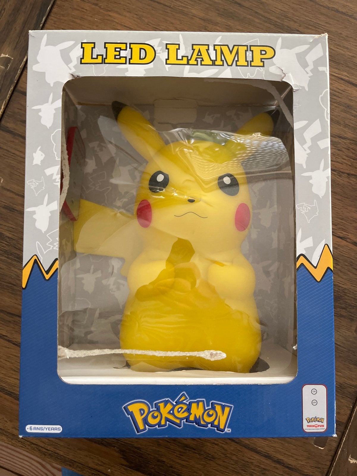 Pokemon Pikachu LED Lamp - Zgan in doos, Ophalen of Verzenden, Overige merken, Zo goed als nieuw