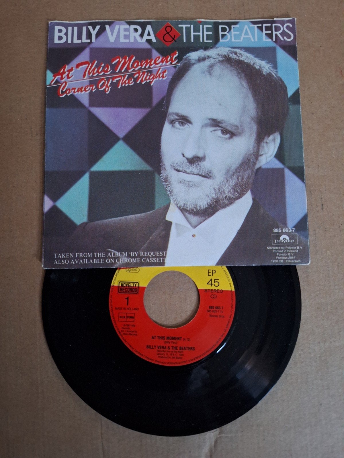 Billy Vera & The Beaters - At This Moment (Vinyl Single), Gebruikt, 7 inch, Ophalen of Verzenden, Pop