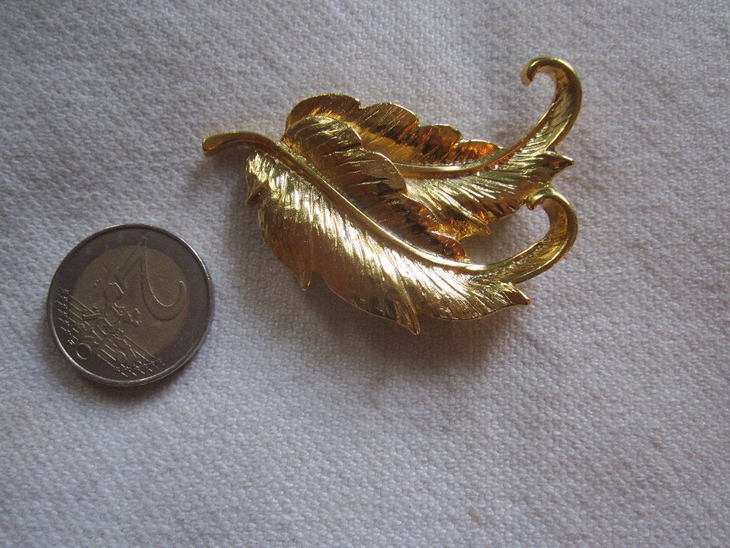 34.   Schitterende oude broche, DANACRAFT, Ophalen, Overige materialen, Broche