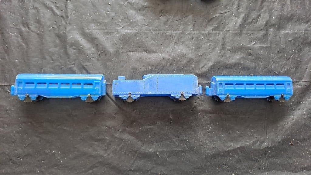 plastic trein wagons, Ophalen of Verzenden, Gebruikt, Trein, Schaalmodel