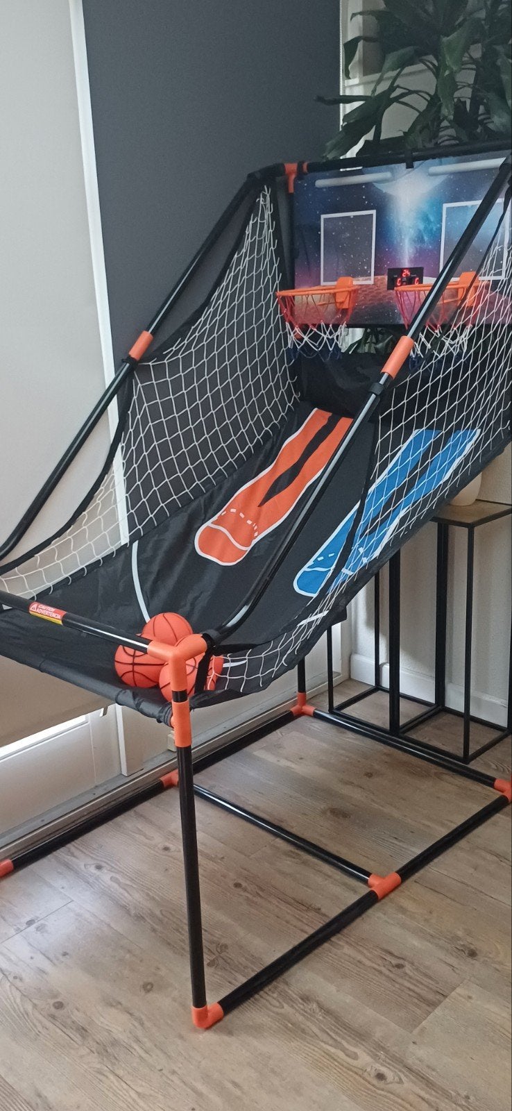 Double Shot Basketbal Arcade Spel met LED-verlichting, Ophalen of Verzenden, Zo goed als nieuw, Jongen of Meisje