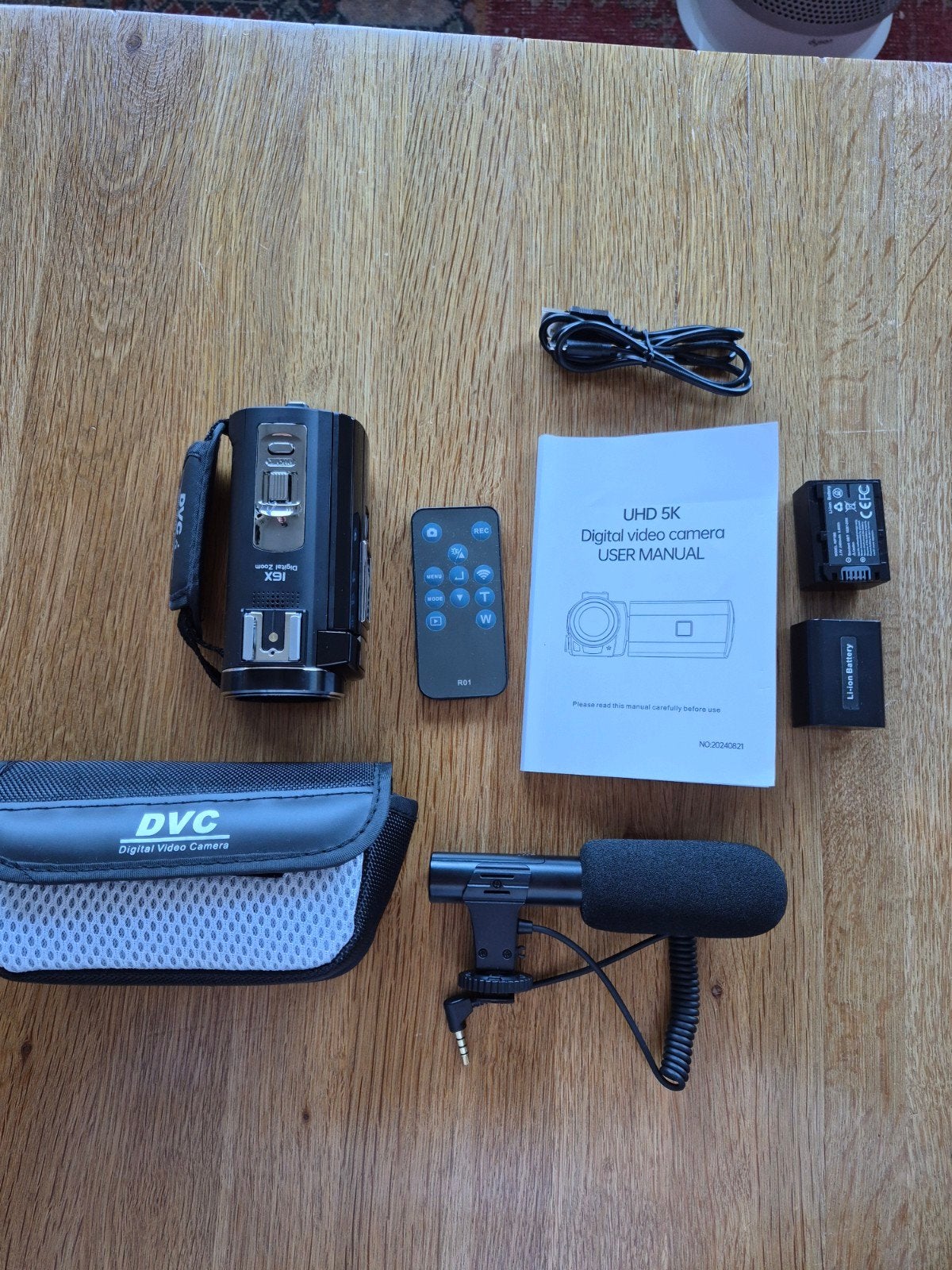 Digitale Camcorder, Overige merken, Externe microfoon, Camera, Nieuw
