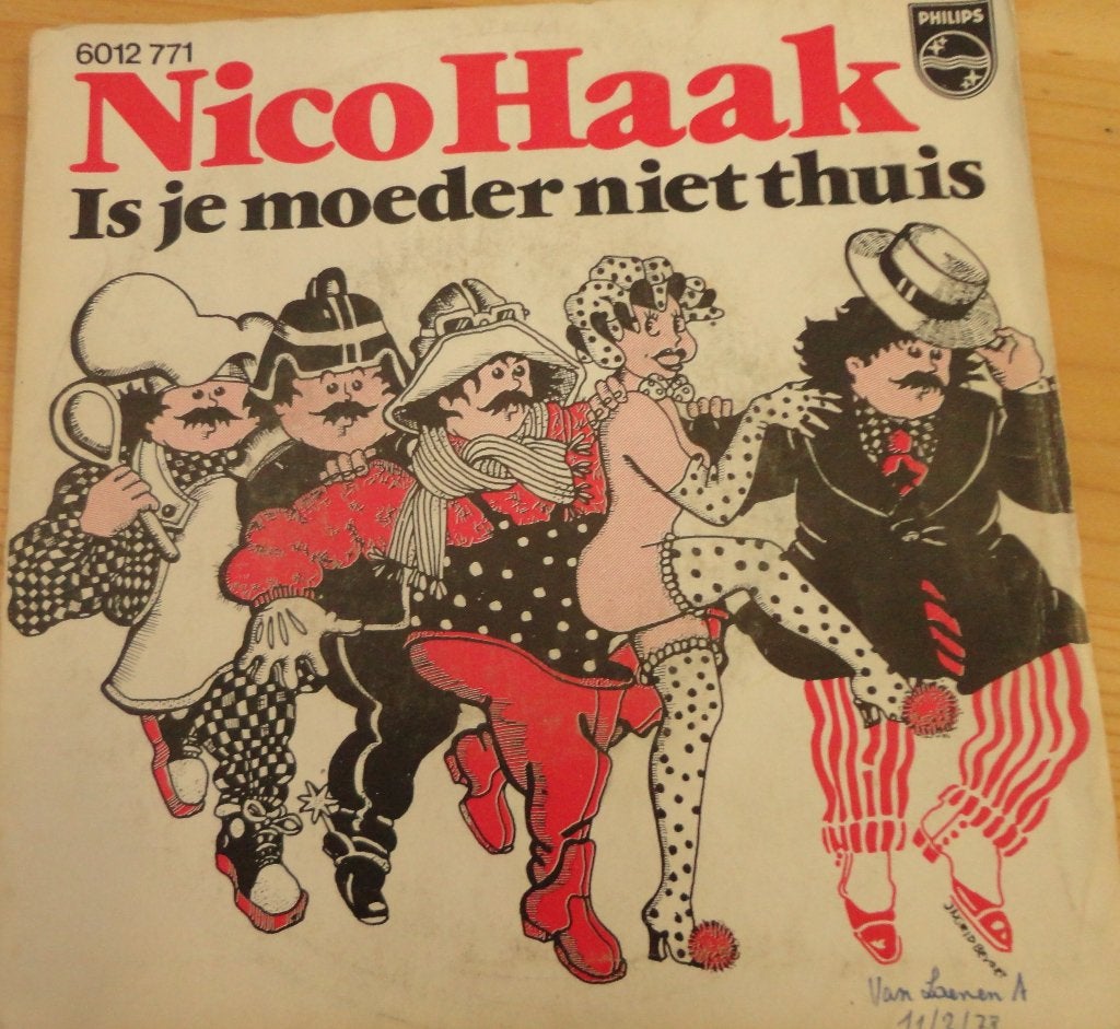 Nico Haak > Is je moeder niet thuis, Cd's en Dvd's, Vinyl Singles, Gebruikt, 7 inch, Single, Ophalen of Verzenden