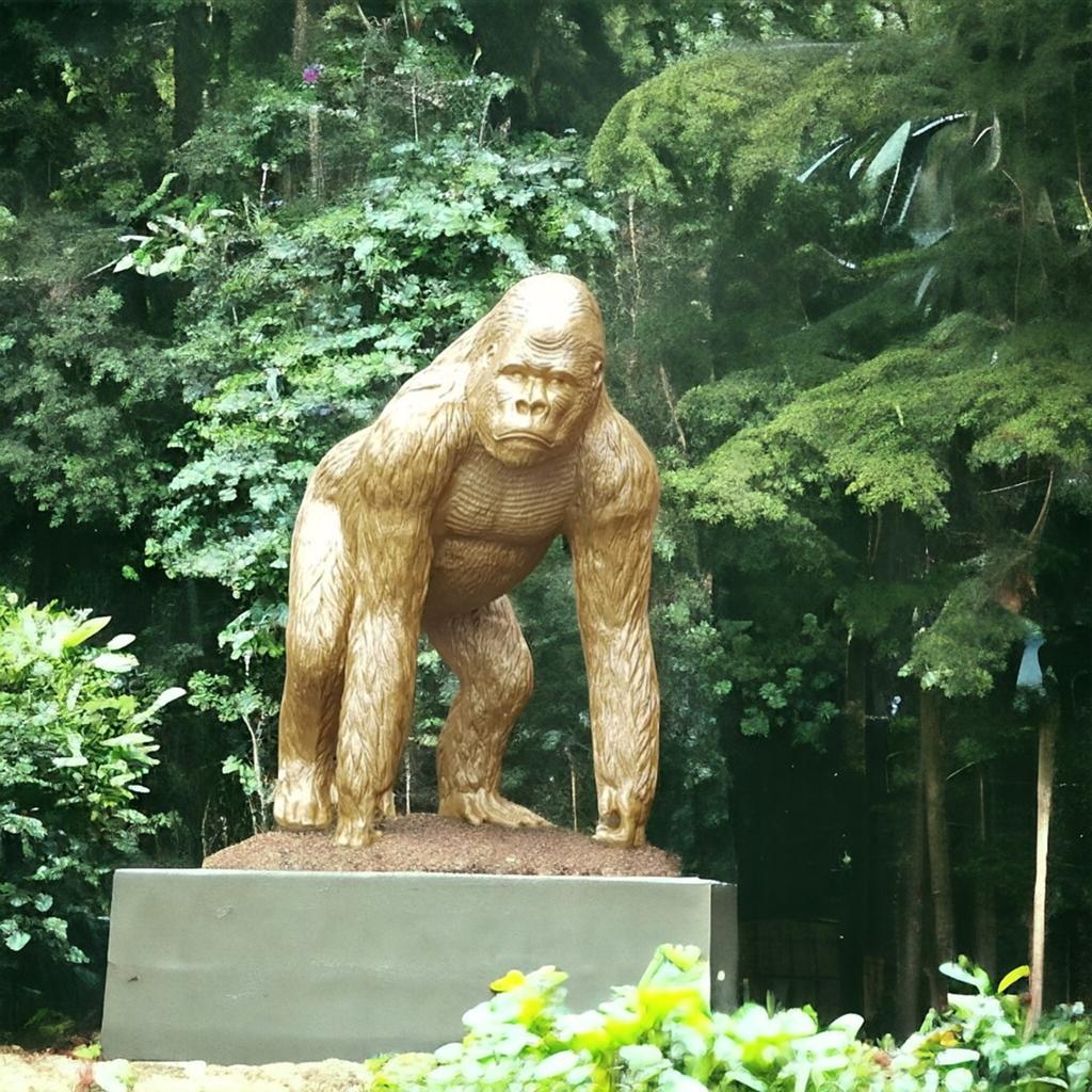 Gorilla beeld, olifant tuinbeeld koe, kalfjes, koe beeld, Tuin en Terras, Tuinbeelden, Ophalen, Nieuw, Kunststof, Dierenbeeld