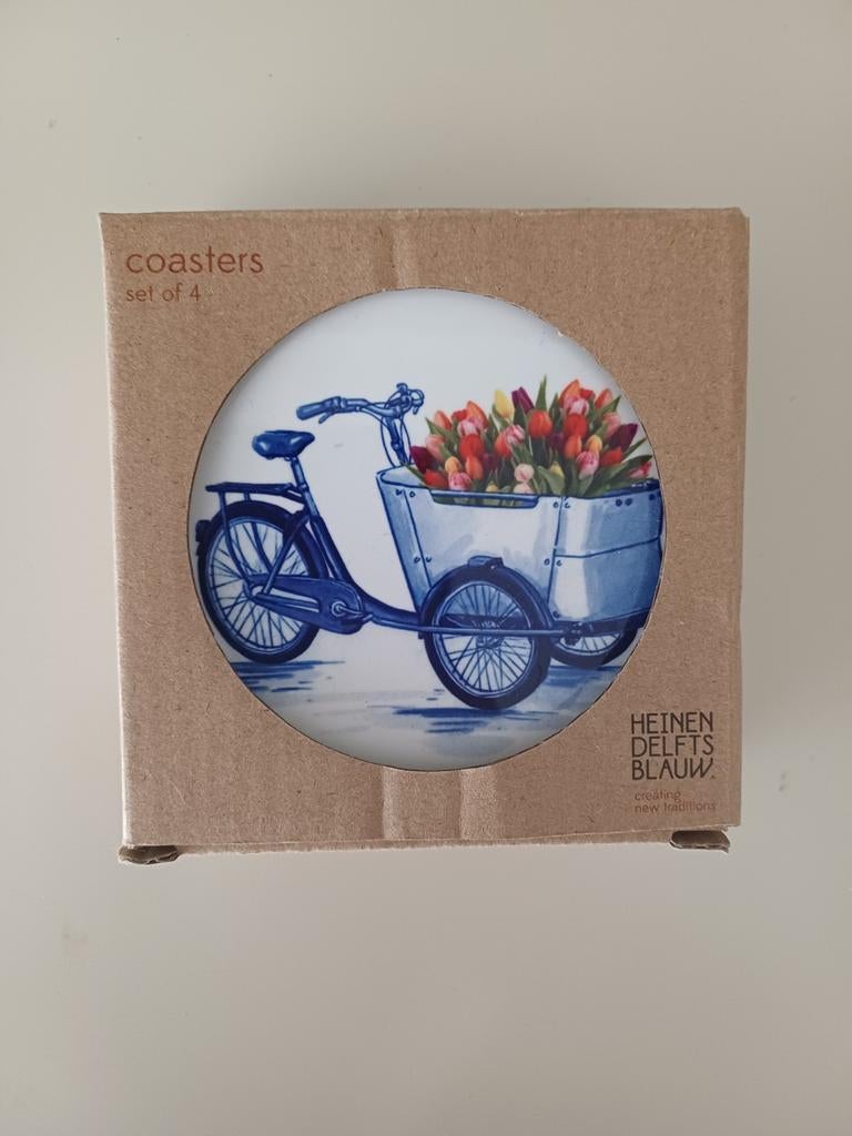 Onderzetters heinen delfts blauw, Ophalen of Verzenden, Nieuw, Glas of Kopje