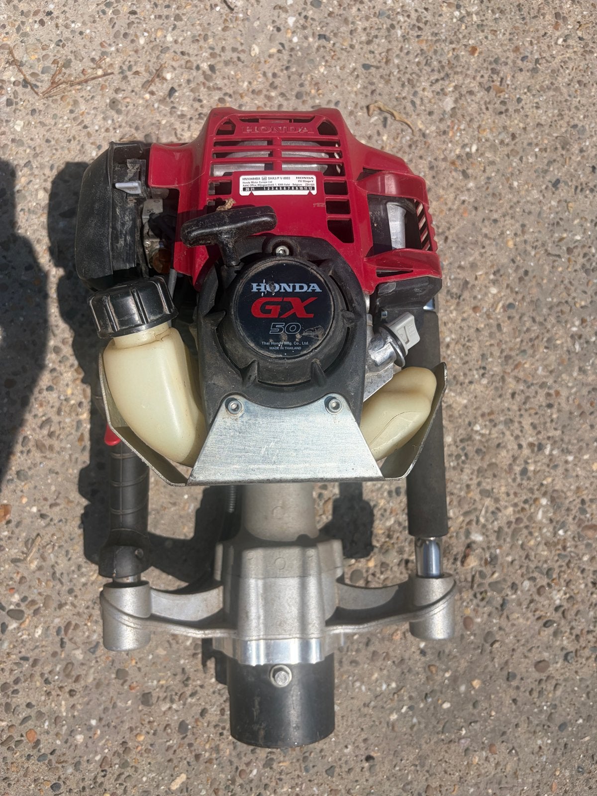 Tiger Palenrammer GX50 4 takt - Honda motor, Doe-het-zelf en Verbouw, Gereedschap | Overige machines, Ophalen, Gebruikt