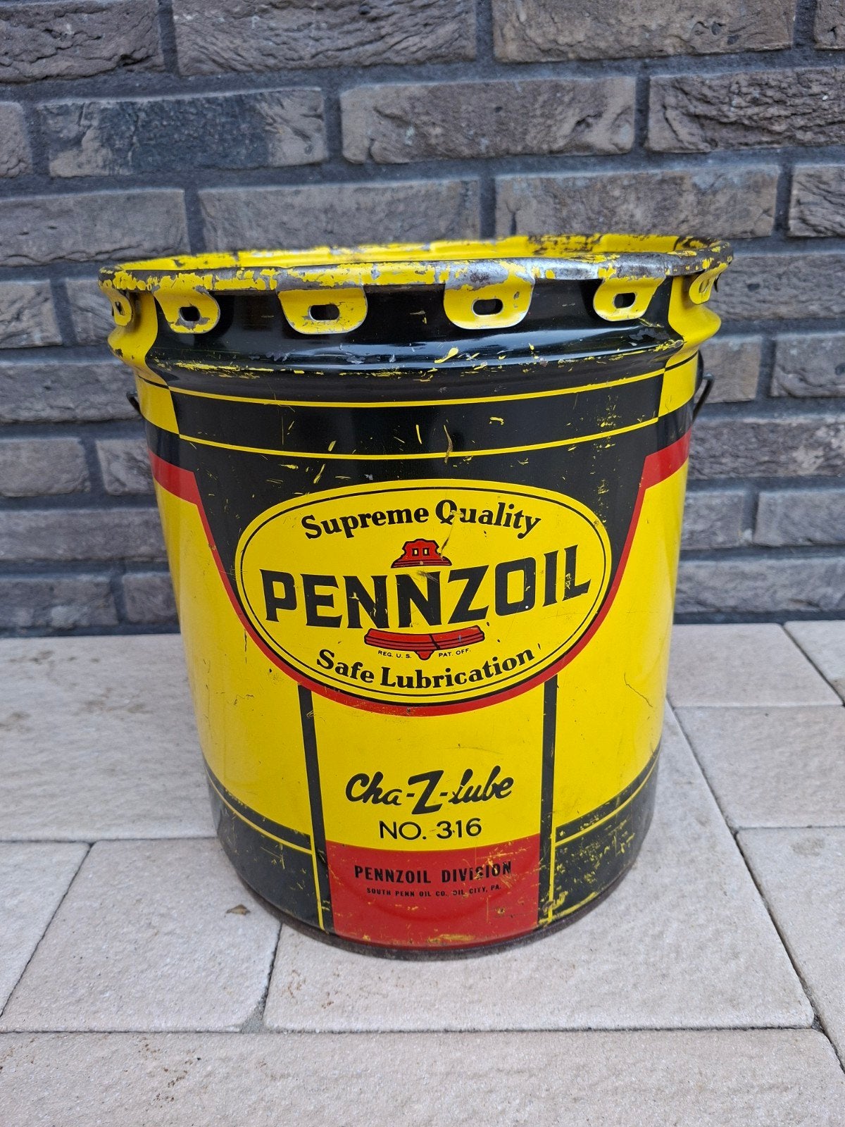 PENNZOIL cha-Z-lube olie blik, Verzamelen, Blikken, Ophalen of Verzenden, Zo goed als nieuw, Overige