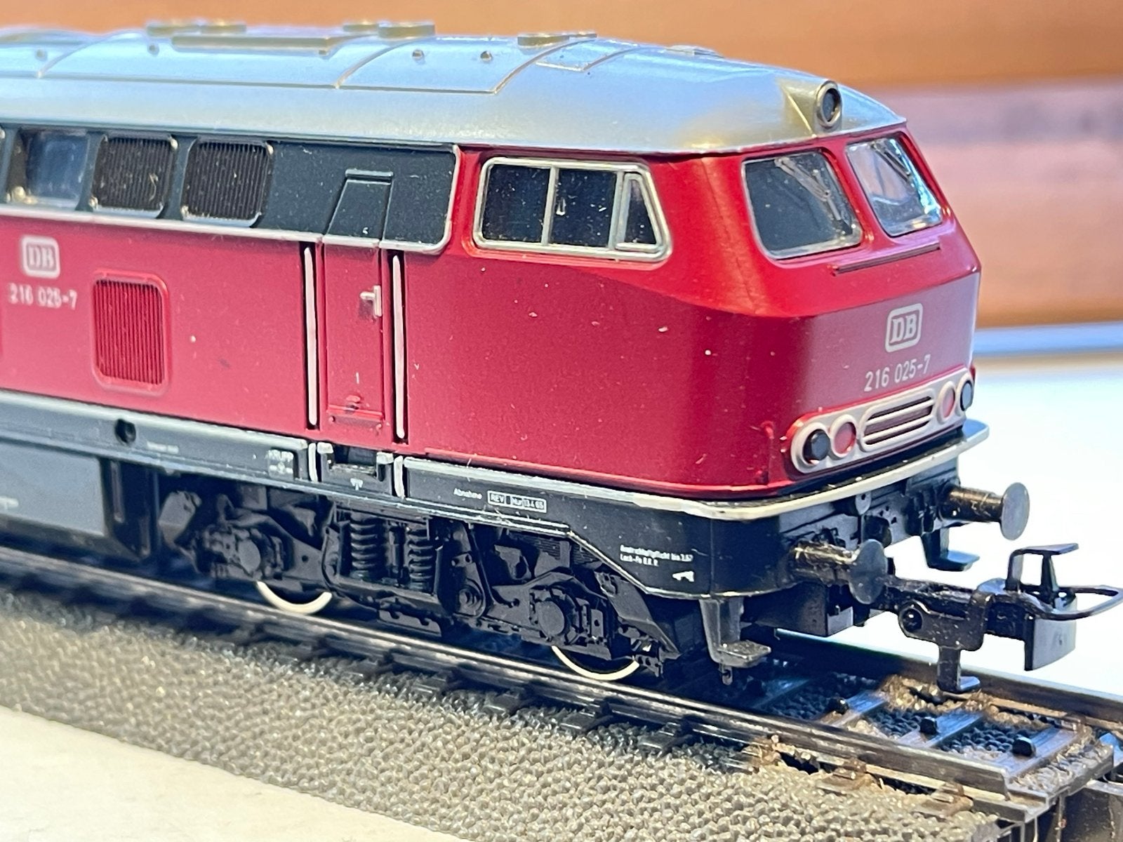 Märklin BR 216 Digitale Loc met Delta Decoder, Wisselstroom, Gebruikt, Locomotief, Ophalen of Verzenden