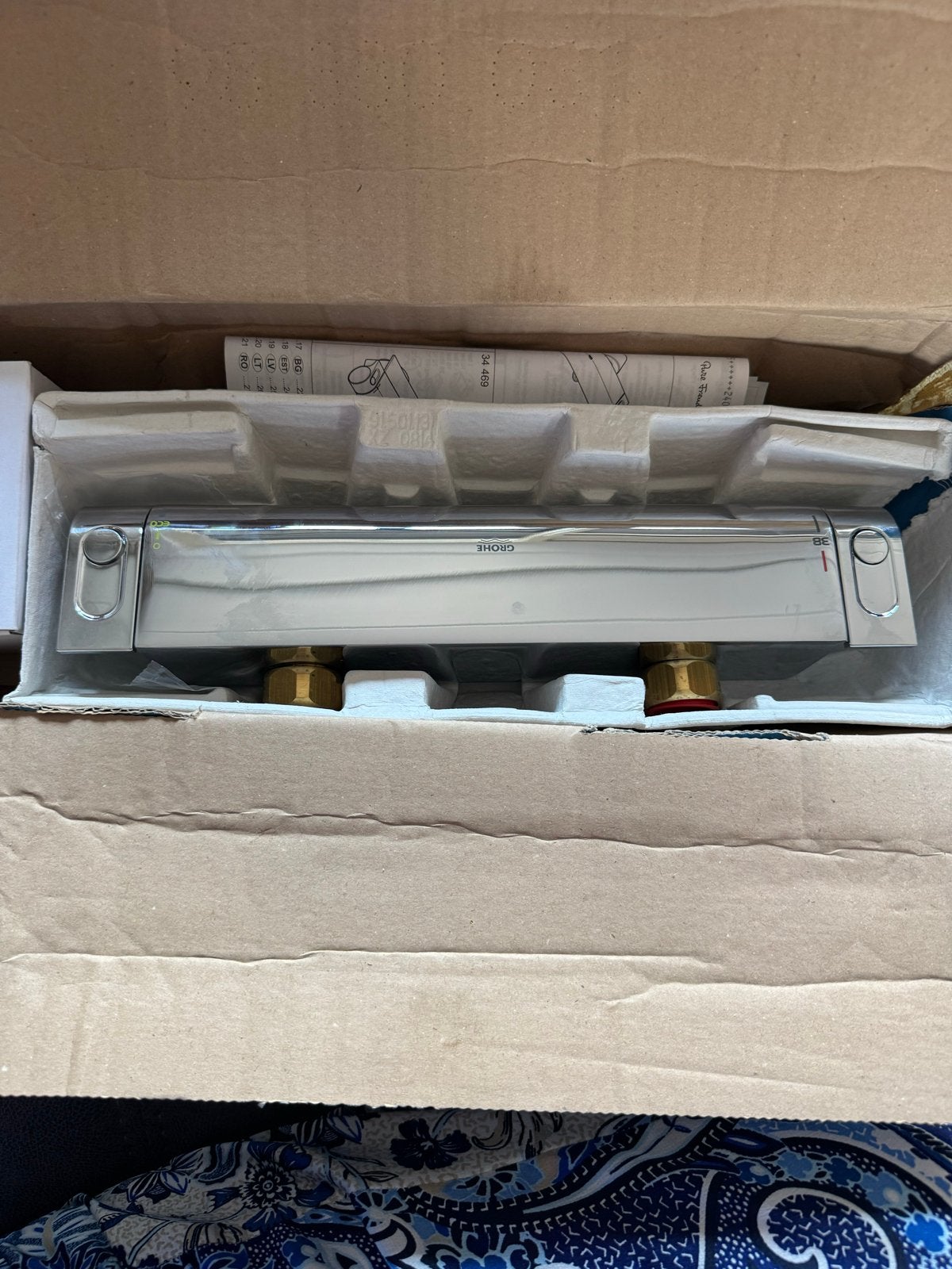 Grohe Grohtherm 2000 Smart Thermostatische Douchekraan, Doe-het-zelf en Verbouw, Ophalen, Nieuw, Chroom, Douche
