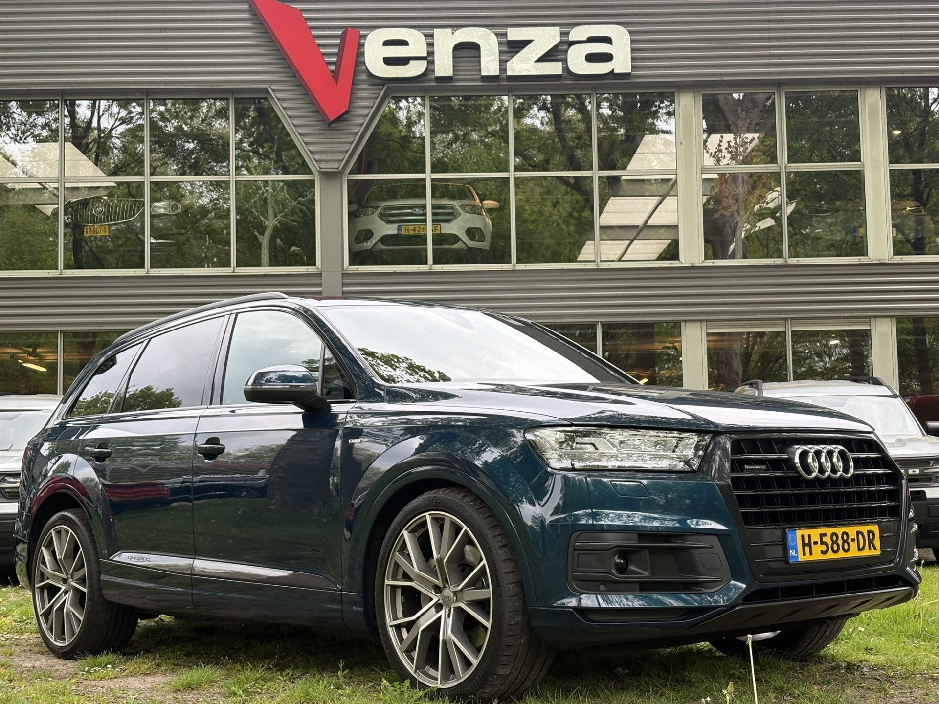 Audi Q7 50 TDI quattro Pro Line + 7p S line Navi 22 inch, Auto's, Automaat, 15 km/l, Gebruikt, Met garantie (alle)