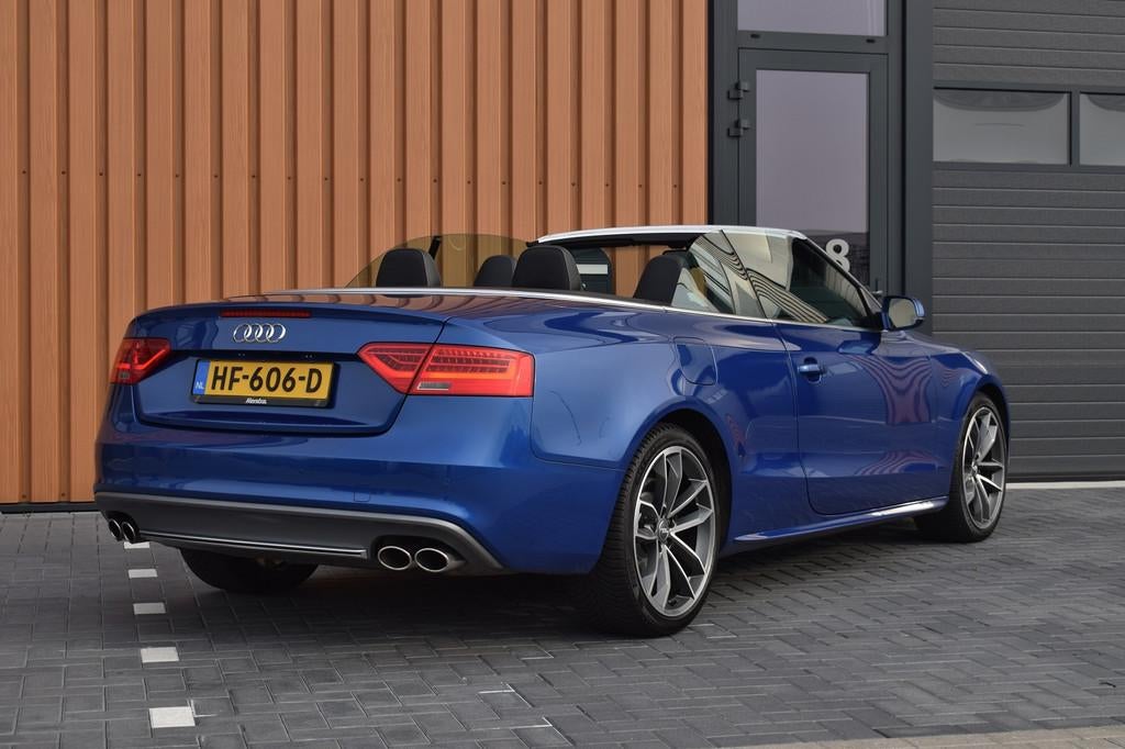 Audi S5 Cabriolet 3.0 V6 TFSI 333pk Quattro | Sepang Blauw, Gebruikt, 2995 cc, Cabriolet, 120 €/maand