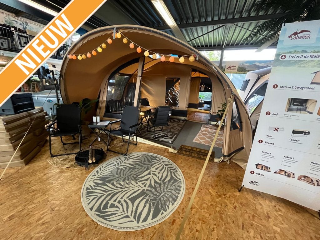 Cabanon Malawi 2.0 Deluxe - SHOWMODEL, Caravans en Kamperen, Tot en met 4, Cabanon