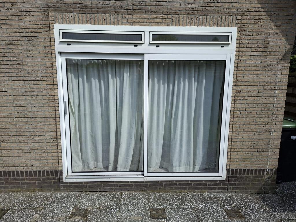 Aluminium schuifpui 2,40 x 2,20m, Doe-het-zelf en Verbouw, Kozijnen en Schuifpuien, Ophalen, Gebruikt, 225 cm of meer, Aluminium