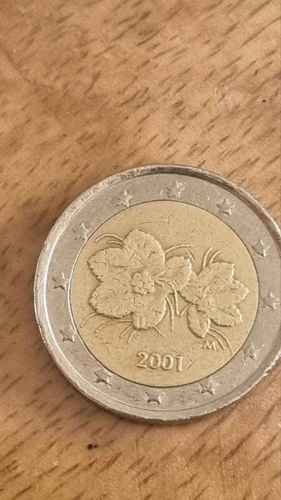 2 Euro munt Finland 2001 - Zeldzaam verzamelobject, Postzegels en Munten, Munten | Europa | Euromunten, Losse munt, 2 euro, Finland