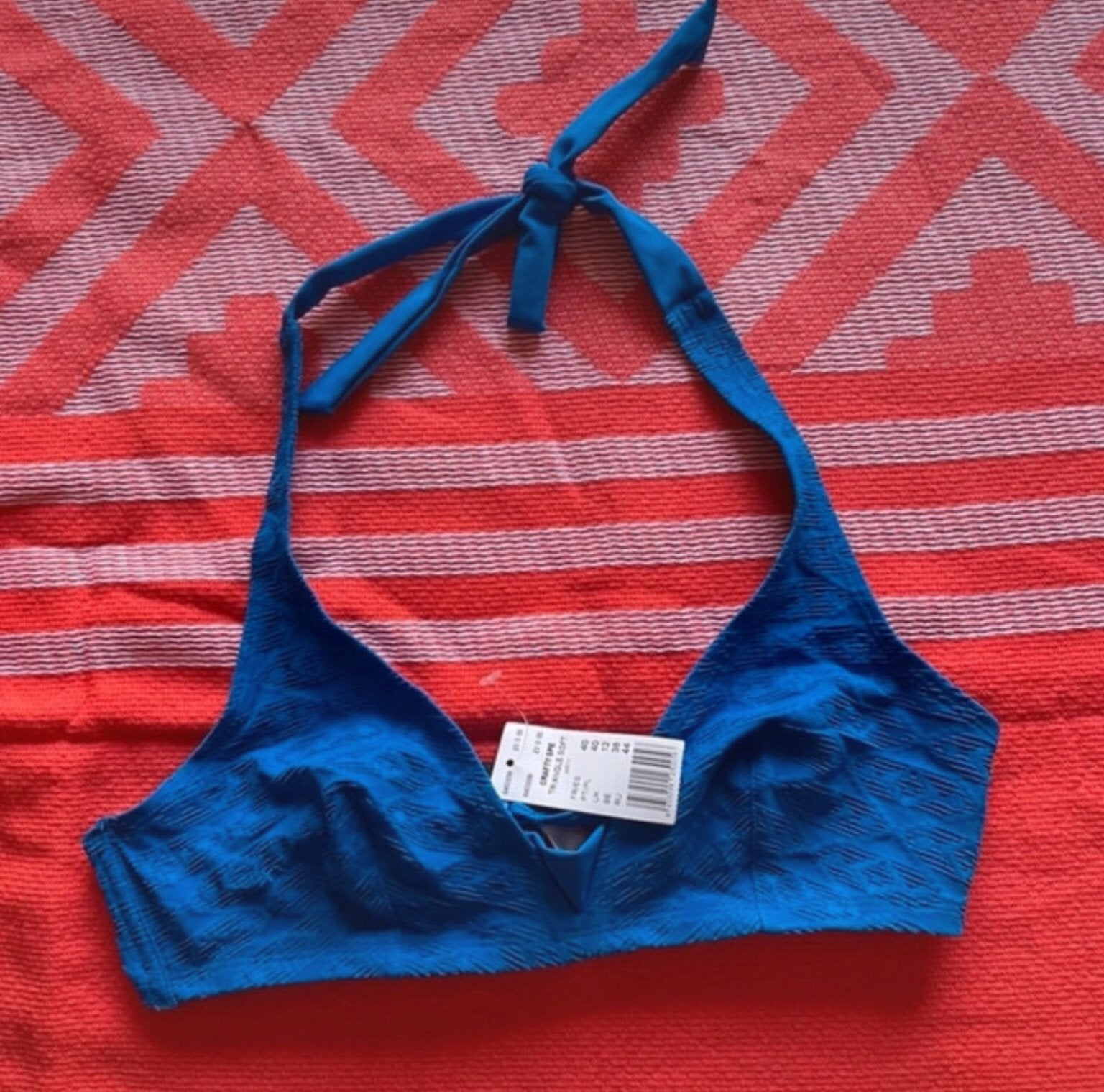 Nieuwe kobaltblauwe bikinitop, Verzenden, Zo goed als nieuw, Bikini