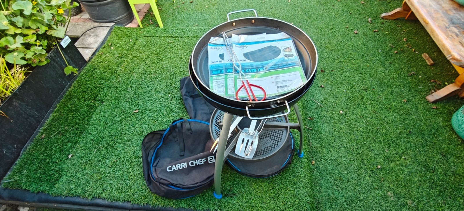 Cadac Carri Chef 2 BBQ met accessoires, Ophalen, Postbus 1234, 1000 AE Amsterdam, Nederland, Info@cadac.nl, Cadac International