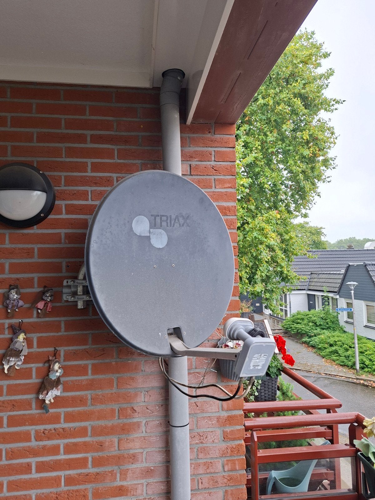 Triax schotelantenne met LNB, Audio, Tv en Foto, Ophalen, Gebruikt, (Schotel)antenne, Overige merken